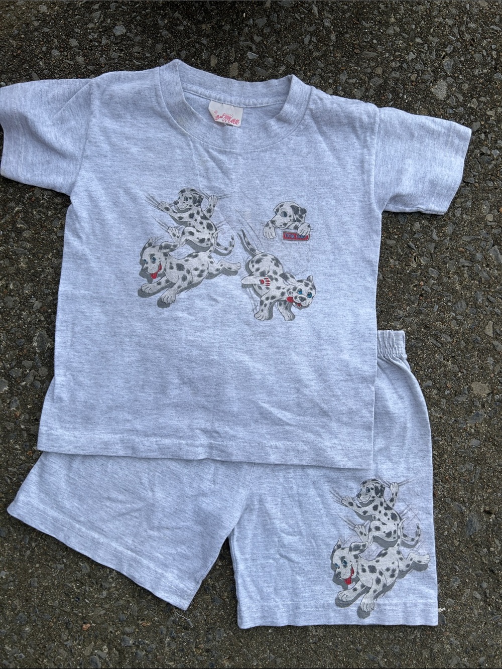 Paper tag Dalmatian set